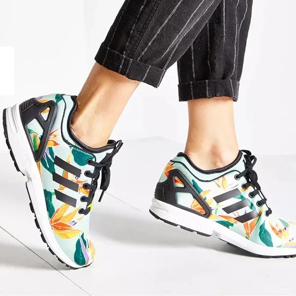 GUC adidas Originals ZX Flux Tropical
Running Sneaker(size 8 men’s) 9.5 women’s - Picture 2 of 10